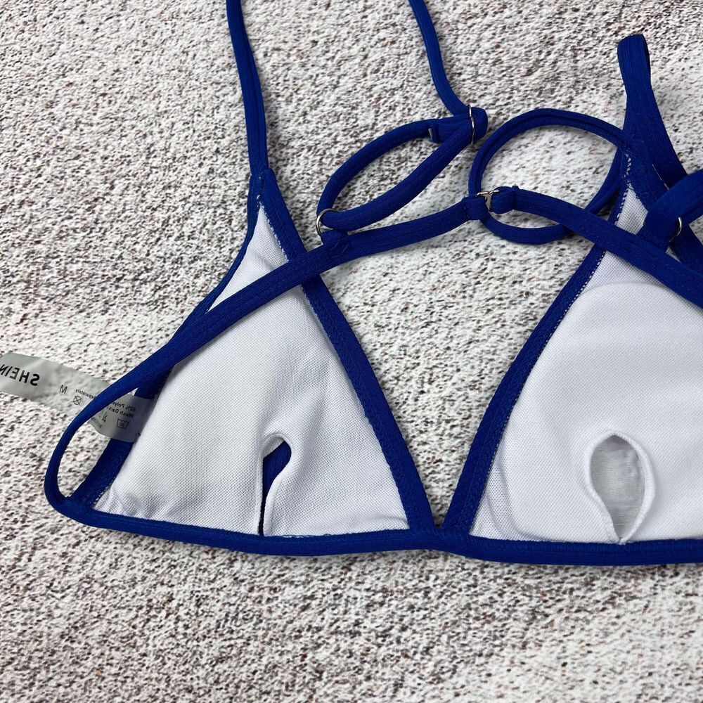 Shein ribbed triangle bikini - Picture 6 of 9